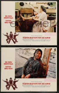 5j549 LITTLE BIG MAN 7 LCs '71 Dustin Hoffman is the most neglected hero in history, Arthur Penn