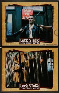 5j263 LOCK, STOCK & TWO SMOKING BARRELS 8 LCs '98 Guy Ritchie English crime comedy, great art!