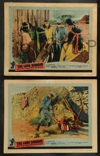 5j631 LONE RANGER & THE LOST CITY OF GOLD 6 LCs '58 masked hero Clayton Moore & Jay Silverheels!