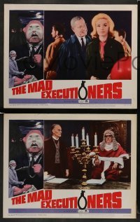 5j797 MAD EXECUTIONERS 4 LCs '65 Edwin Zbonek's Der Henker von London, horror!