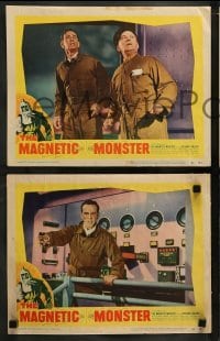 5j873 MAGNETIC MONSTER 3 LCs '53 cosmic Frankenstein came alive & will swallow the Earth!