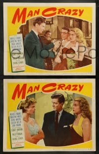 5j634 MAN CRAZY 6 LCs '53 full-length artwork of very sexy bad girl Colleen Miller!