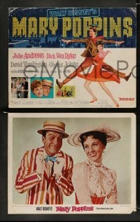 5j016 MARY POPPINS 9 LCs R73 Julie Andrews & Dick Van Dyke in Walt Disney's musical classic!