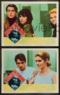 5j288 MASCULINE-FEMININE 8 LCs '66 Jean-Luc Godard's Masculin, Feminin: 15 Faits Precis, Leaud!