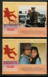 5j296 MILAGRO BEANFIELD WAR 8 LCs '88 Robert Redford directed, Melanie Griffith, Christopher Walken