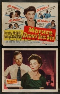 5j306 MOTHER DIDN'T TELL ME 8 LCs '50 great images of Dorothy McGuire, William Lundigan, June Havoc