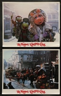 5j556 MUPPET CHRISTMAS CAROL 7 LCs '92 Jim Henson, Frank Oz, Michael Caine & Kermit the Frog!