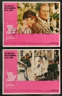 5j879 MY FAIR LADY 3 LCs R71 Audrey Hepburn, Rex Harrison, George Cukor classic!