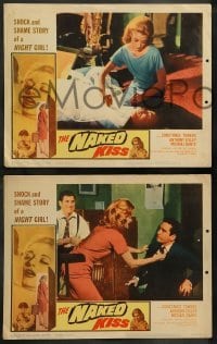 5j718 NAKED KISS 5 LCs '64 Sam Fuller, many images of sexy bad girl Constance Towers!