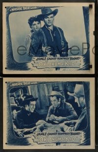 5j881 OKLAHOMA KID 3 LCs R43 western cowboys James Cagney, Humphrey Bogart!