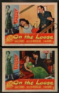 5j334 ON THE LOOSE 8 LCs '51 sexy bad Joan Evans is a teenage girl with age old ideas!