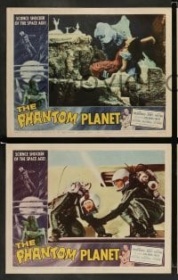 5j355 PHANTOM PLANET 8 LCs '62 science shocker of the space age, wacky monster, cool fx images!