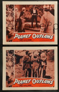 5j815 PLANET OUTLAWS 4 LCs '53 Buck Rogers serial repackaged as a feature with new footage!