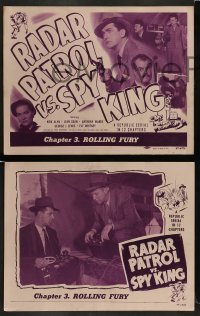5j818 RADAR PATROL VS SPY KING 4 chapter 3 LCs '49 Kirk Alyn, Republic crime serial, Rolling Fury!