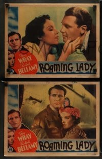 5j566 ROAMING LADY 7 LCs '36 sexiest Fay Wray, Ralph Bellamy, exciting as tomorrow's headlines!
