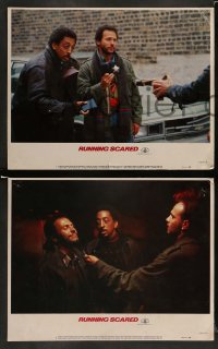 5j394 RUNNING SCARED 8 LCs '86 Gregory Hines & Billy Crystal are Chicago's finest!