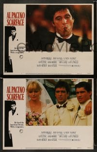 5j401 SCARFACE 8 LCs '83 Al Pacino as Tony Montana, Michelle Pfeiffer, Brian De Palma, Stone!