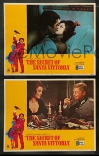5j403 SECRET OF SANTA VITTORIA 8 LCs '69 Anthony Quinn, Virna Lisi, directed by Stanley Kramer!