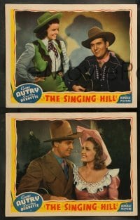 5j826 SINGING HILL 4 LCs '41 cowboy Gene Autry & pretty Virginia Dale, Smiley Burnette!