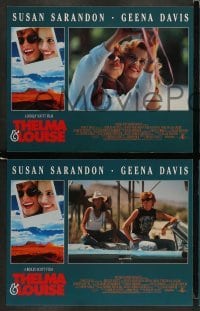 5j574 THELMA & LOUISE 7 LCs '91 Susan Sarandon, Geena Davis, Brad Pitt, Ridley Scott classic!