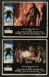 5j445 THING 8 LCs '82 John Carpenter, Kurt Russell, the ultimate in alien terror!