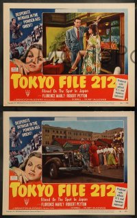 5j453 TOKYO FILE 212 8 LCs '51 secret agents in Japan, sexy Florence Marly, Korean War!