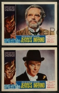 5j578 TWO FACES OF DR. JEKYLL 7 LCs '61 Hammer horror, completely different artwork!