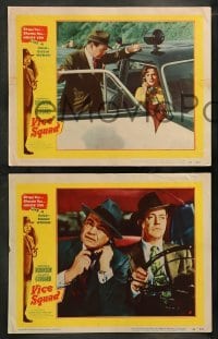 5j735 VICE SQUAD 5 LCs '53 Edward G. Robinson, sexy Paulette Goddard, film noir!
