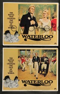 5j480 WATERLOO 8 LCs '70 Rod Steiger as Napoleon Bonaparte, Christopher Plummer, Orson Welles!