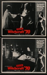 5j498 WITCHCRAFT '70 8 LCs '70 Angeli bianchi... Angeli neri, wild images of sexy horror rituals!