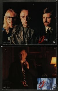 5j025 X-FILES 9 LCs '98 David Duchovny, Gillian Anderson, Martin Landau, sci-fi!