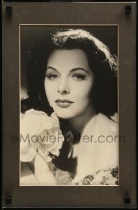 5k005 HEDY LAMARR 11.25x17.25 matted display '78 great portrait of the beautiful MGM star, rare!