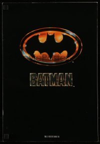 5k082 BATMAN softcover book '89 Michael Keaton, Jack Nicholson, directed by Tim Burton!