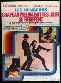 5k603 AVENGERS French 1p R72 different images of sexy Diana Rigg & Patrick Macnee!