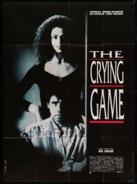 5k665 CRYING GAME French 1p '92 Neil Jordan classic, different image of Jaye Davidson & Rea!