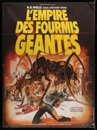 5k703 EMPIRE OF THE ANTS French 1p '78 H.G. Wells, completely different art by Michel Landi!