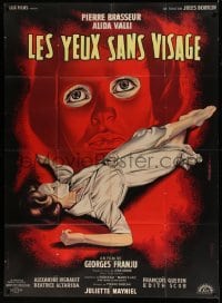 5k714 EYES WITHOUT A FACE French 1p '59 Georges Franju's Les Yeux Sans Visage, best Mascii art!