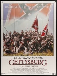 5k737 GETTYSBURG French 1p '93 Tom Berenger, Jeff Daniels, cool image of Civil War battle!