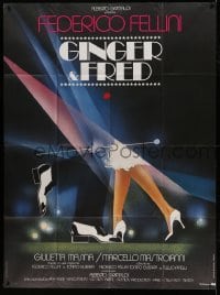 5k739 GINGER & FRED French 1p '86 directed by Federico Fellini, dancing art by Jouineau Bourduge!