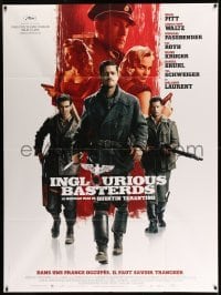 5k757 INGLOURIOUS BASTERDS French 1p '09 directed by Quentin Tarantino, Nazi-killer Brad Pitt!