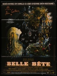 5k778 LA BELLE ET LA BETE French 1p R13 from Jean Cocteau's classic fairy tale, cool Malcles art!