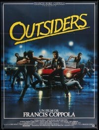 5k848 OUTSIDERS French 1p '82 Coppola, completely different art of gangs fighting by Trebern!