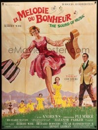 5k906 SOUND OF MUSIC French 1p '66 Rodgers & Hammerstein classic, art of Julie Andrews & top cast!