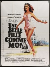 5k917 SUCH A GORGEOUS KID LIKE ME French 1p '73 Francois Truffaut, sexy Bernadette Lafont by Landi!