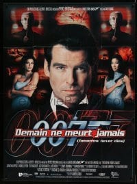 5k943 TOMORROW NEVER DIES French 1p '97 Pierce Brosnan as Bond, Michelle Yeoh, Teri Hatcher!