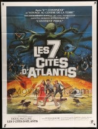 5k978 WARLORDS OF ATLANTIS French 1p '78 different Yves Thos fantasy artwork with monsters!