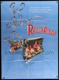 5k988 WHO FRAMED ROGER RABBIT French 1p '88 Robert Zemeckis, Bob Hoskins, cartoon/live action!