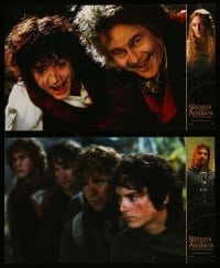 5k522 LORD OF THE RINGS: THE FELLOWSHIP OF THE RING 12 French LCs '01 J.R.R. Tolkien, Peter Jackson
