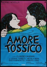 5k310 AMORE TOSSICO Italian 1p '83 Genome & Cavazzocca art of lovers who abuse heroin, Toxic Love!
