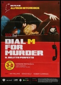 5k350 DIAL M FOR MURDER Italian 1p R14 Hitchcock, art of victim Grace Kelly reaching for phone!